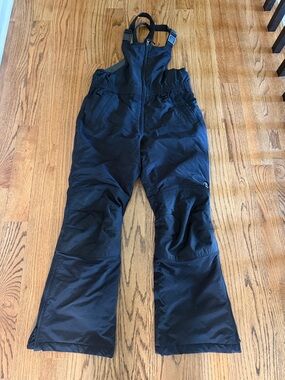 Lands' End Squall Black Youth Snow Bib